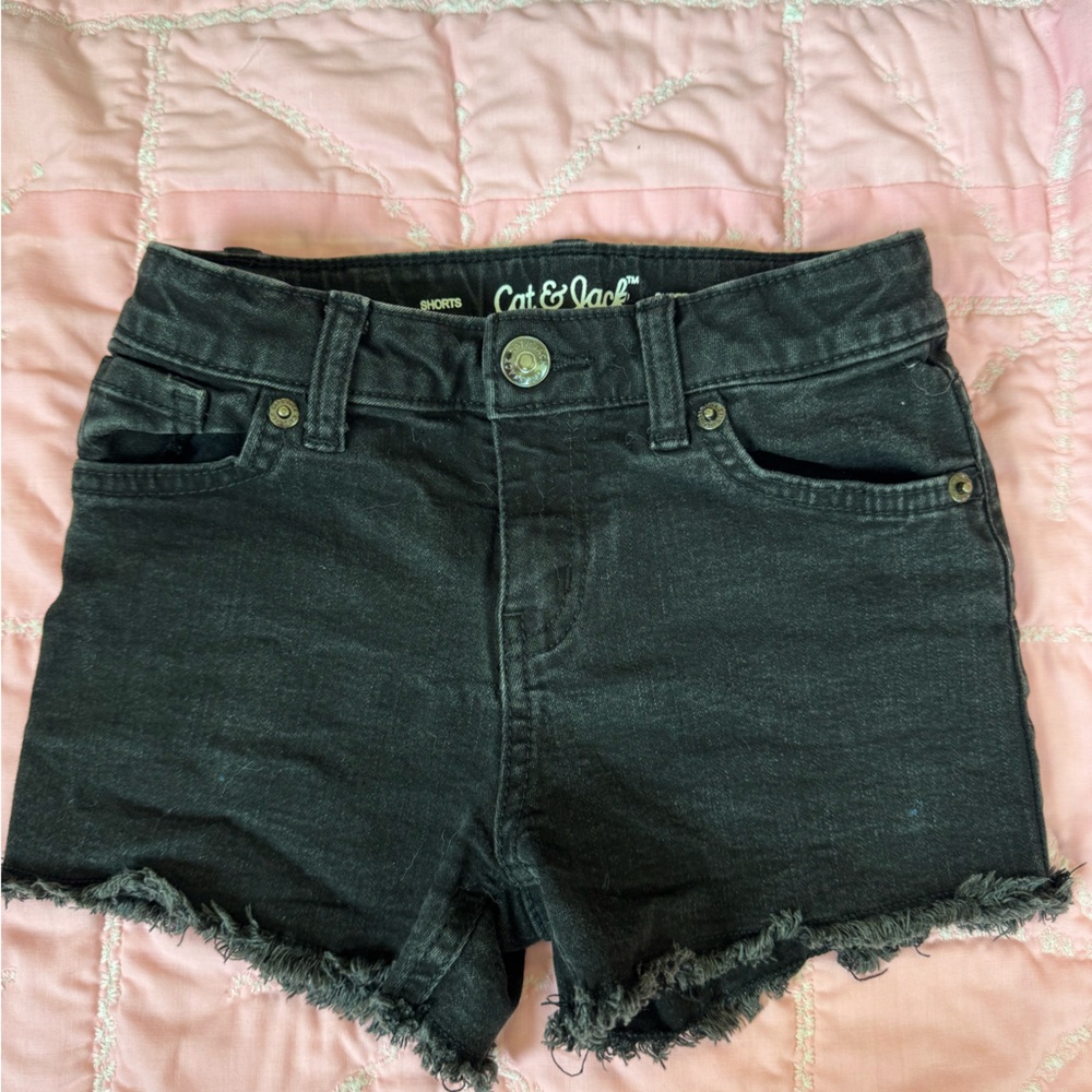 Cat & Jack Women's Dark Gray Jean Shorts